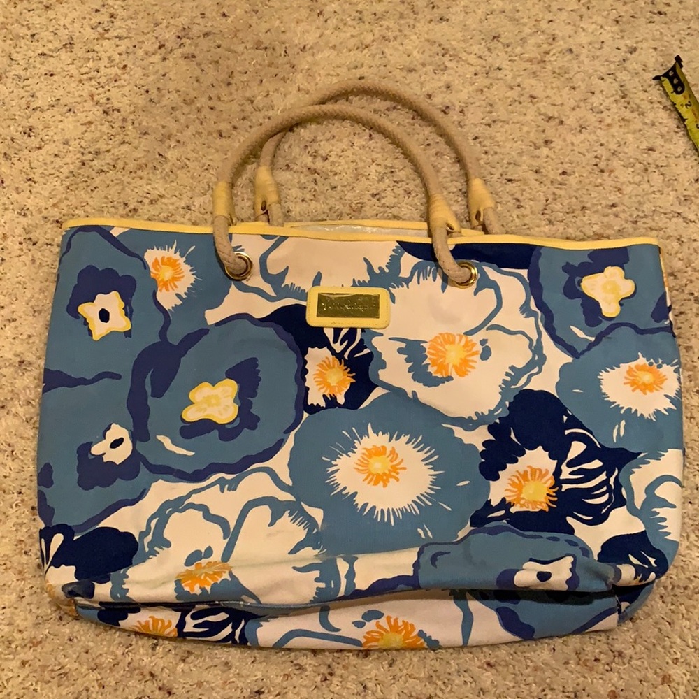 Lilly Pulitzer Floral Beach Bag